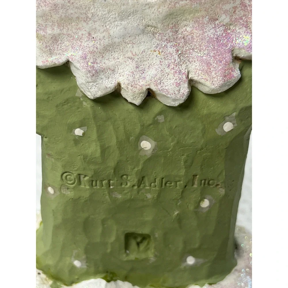 Kurt S Adler Angel Believe In Angels Birdhouse Glitter Christmas‎ Figurine